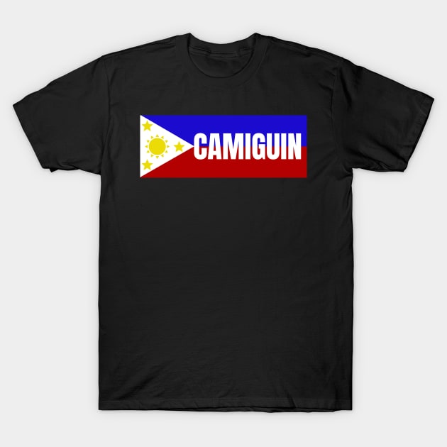 Camiguin Island in Philippines Flag T-Shirt by aybe7elf